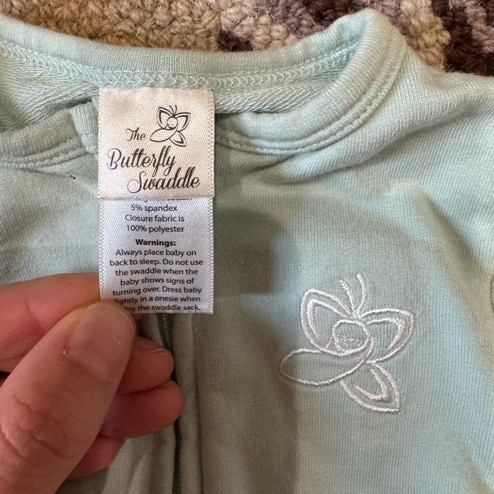 Butterfly Swaddle - Multi-Stage Sleep System (Sage) - Picture 2 of 10